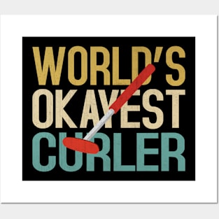 World's Okayest Curler Posters and Art